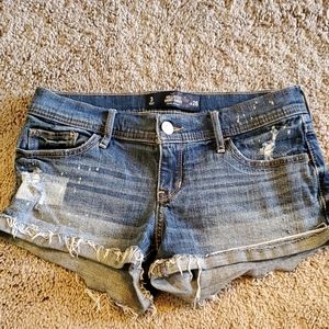Short short low rise hollister shorts